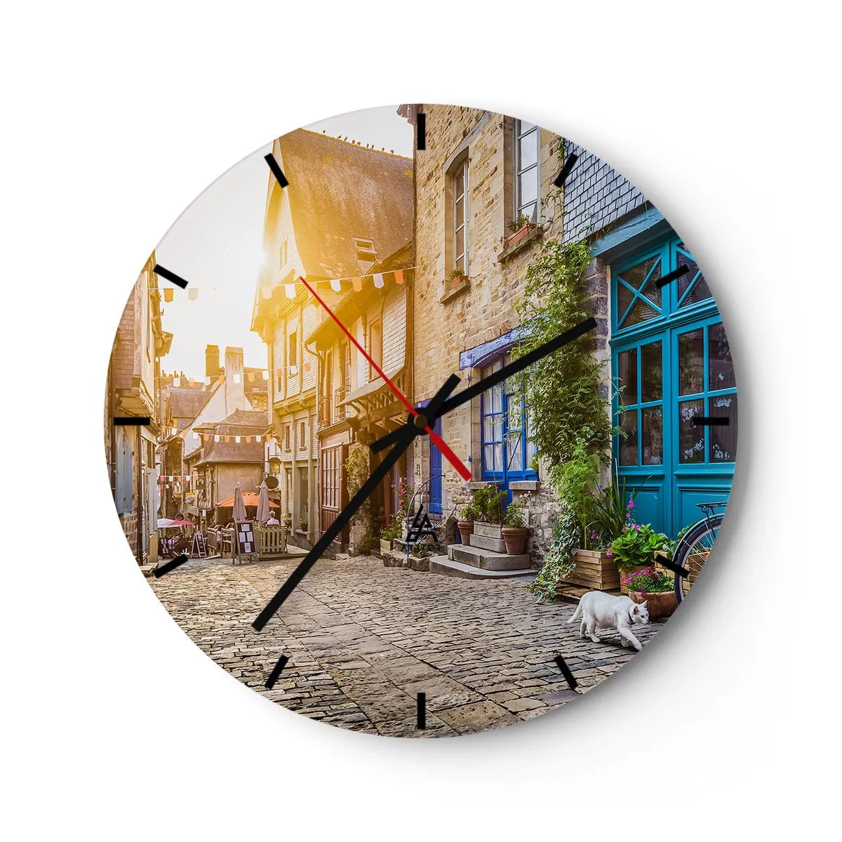 Falióra, Óra - A város fehér szelleme - 40x40 cm