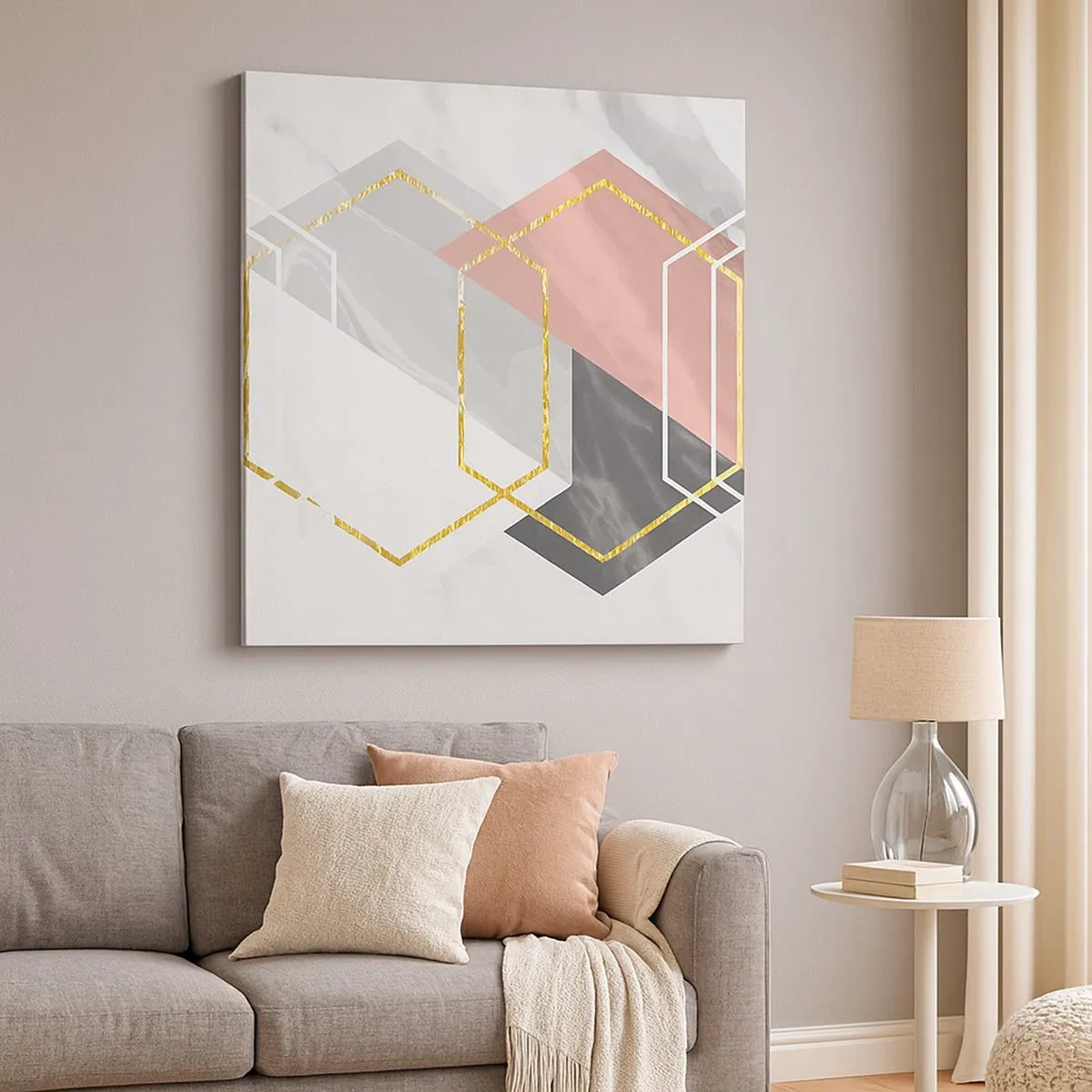 Vászonkép - Lánc kompozíciója - 30x30 cm