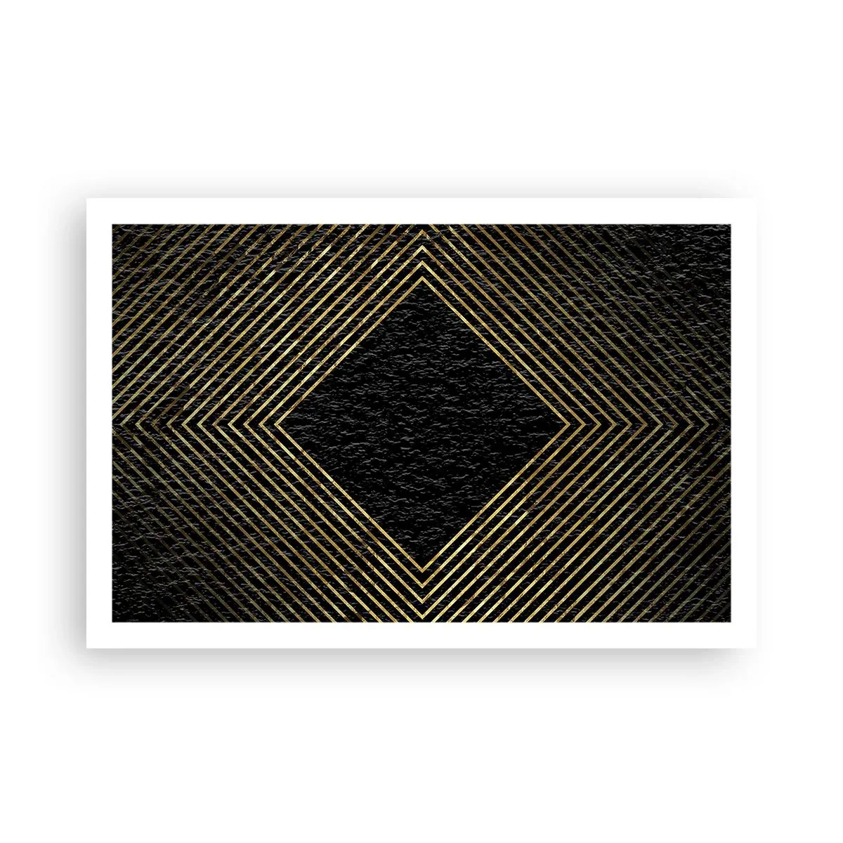 Poszter - Geometria glamour stílusban - 91x61 cm