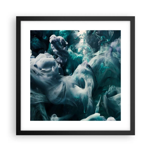 Poszter fehér keretben - A színek mozgása - 40x40 cm