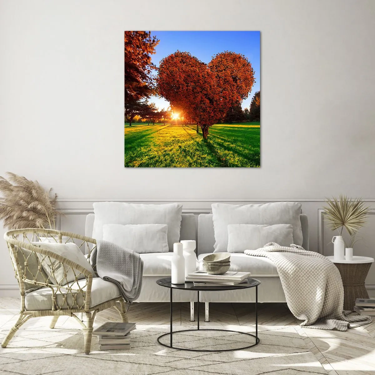 Üveg kép - És hogyan ne szeressük az őszt - 70x70 cm