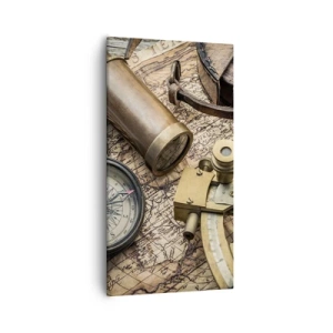 Vászonkép - Állítson be egy irányt - 55x100 cm