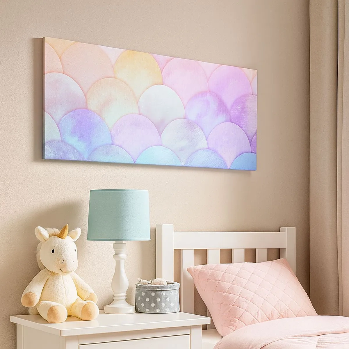 Vászonkép - Gyöngyház kagyló - 100x40 cm