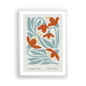 Poszter fekete keretben - A föld felé, a nap felé - 50x70 cm