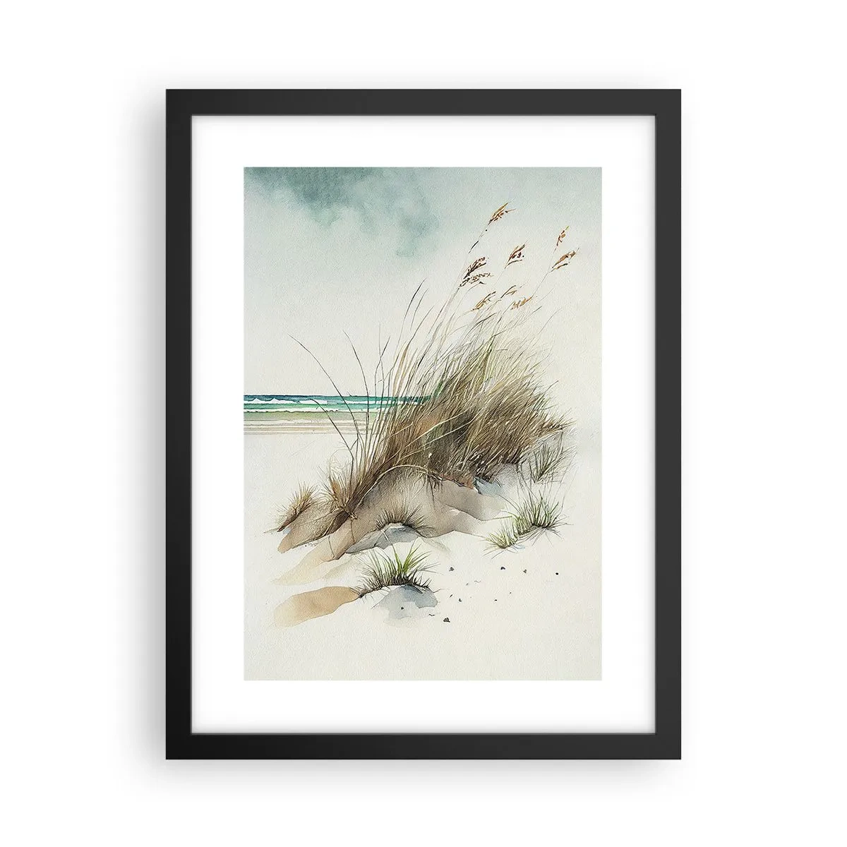 Poszter fehér keretben - Homokba burkolózva - 30x40 cm