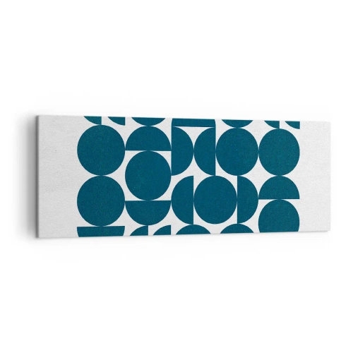 Vászonkép - Körök és félkörök - 140x50 cm