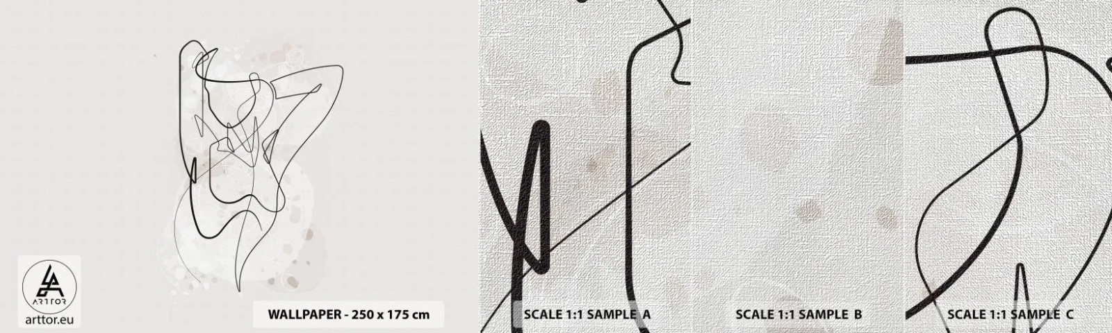 Fotótapéta Minta Premium Canvas - A csábítás művészete - Nő, Grafika, Darab - 100x30 cm