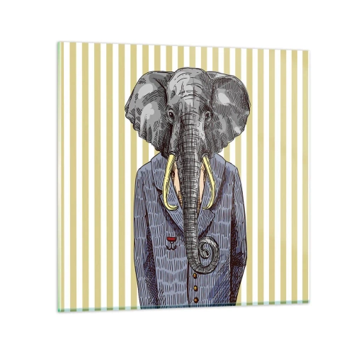 Üveg kép - Természeténél fogva elegáns - 30x30 cm