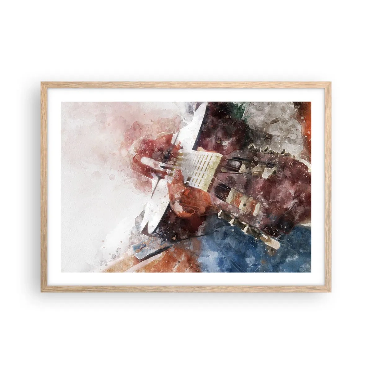 Poszter világos tölgy keretben - És mit gondolsz róla? - 70x50 cm