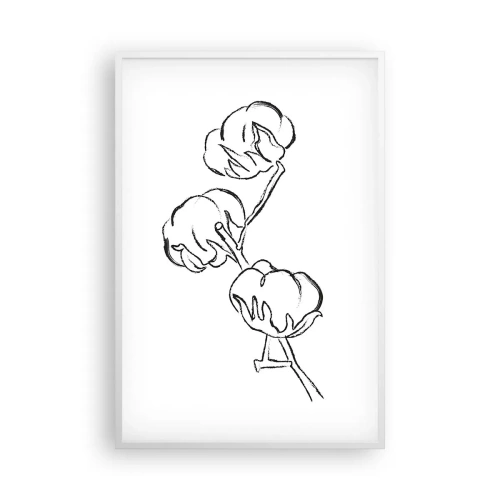 Poszter fekete keretben - Pamut pehely - 61x91 cm