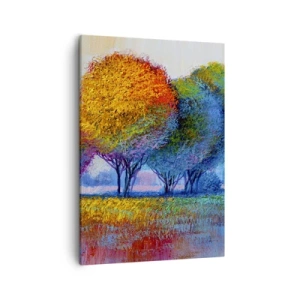 Vászonkép - Ragyogó színek csomója - 50x70 cm