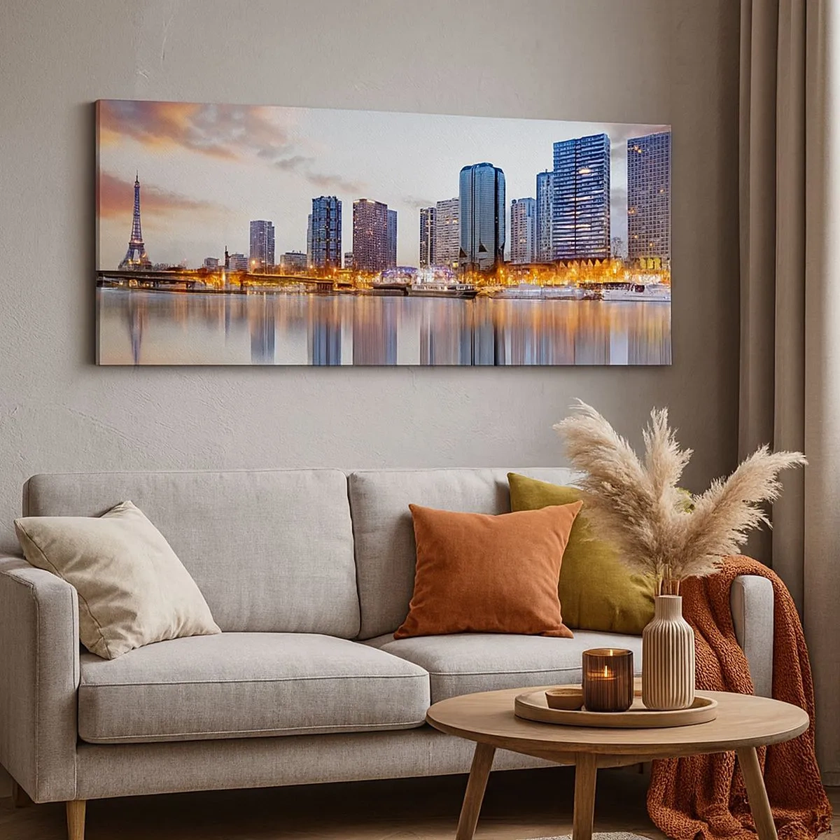 Vászonkép - Párizs monumentális nyugalma - 100x40 cm