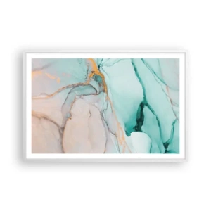 Poszter fekete keretben - Formák és színek tánca - 91x61 cm