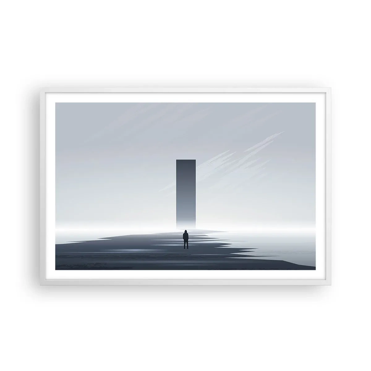 Poszter fekete keretben - Lehetőség vagy fenyegetés? - 91x61 cm