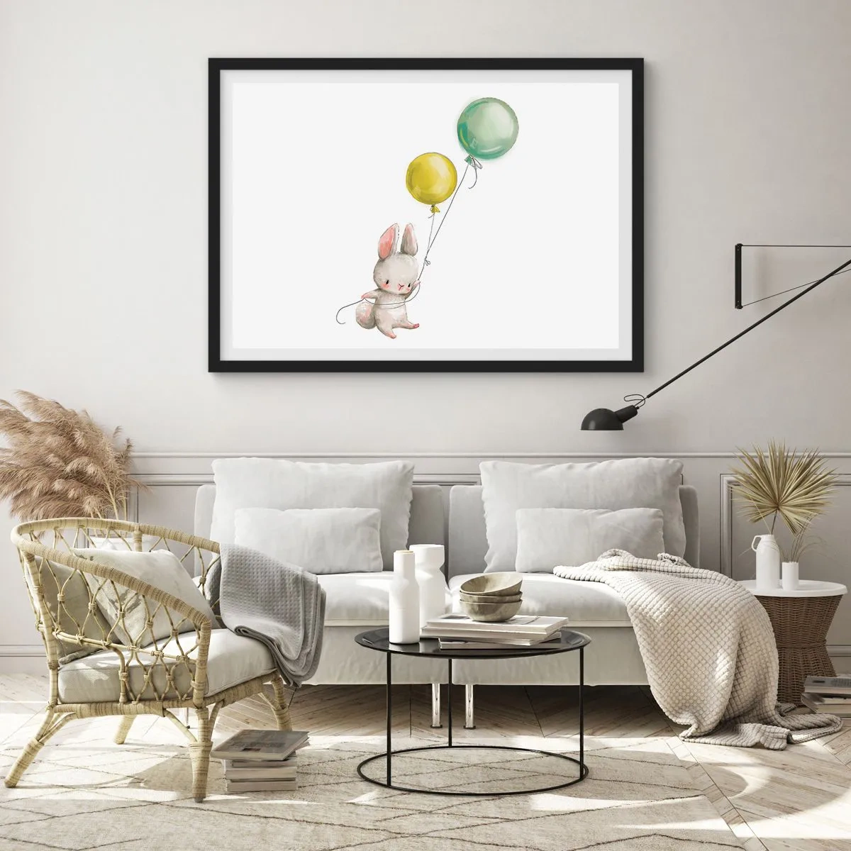 Poszter fehér keretben - Én is repülök! - 91x61 cm