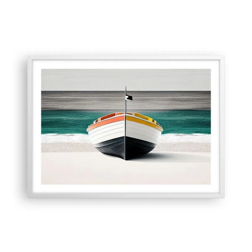 Poszter fekete keretben - A maga helyén - 70x50 cm