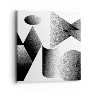Vászonkép - Szögek és oválisok - 40x40 cm