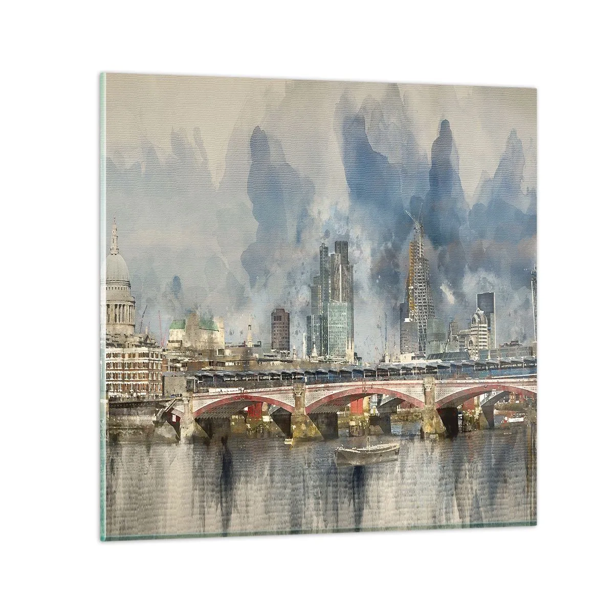 Üveg kép - London teljes pompájában - 30x30 cm