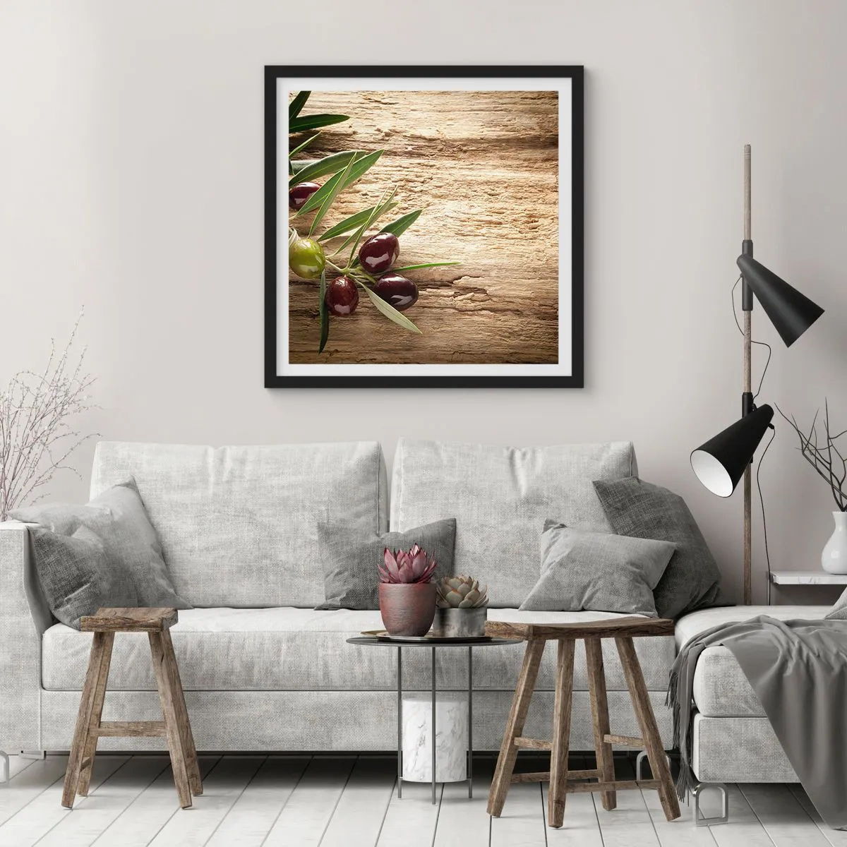 Poszter fehér keretben - Egyenesen a természetből - 30x30 cm