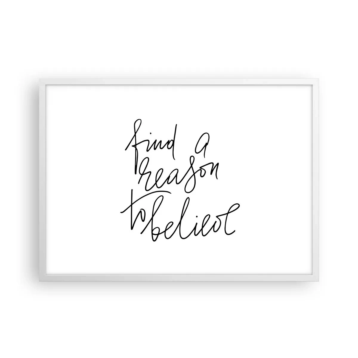 Poszter fekete keretben - Ez lehetséges - 70x50 cm