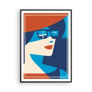 Poszter fehér keretben - Nyári utazás - 70x100 cm