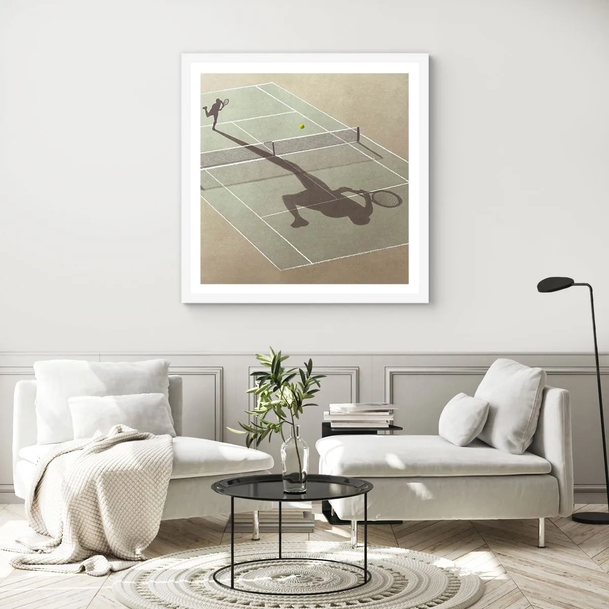 Poszter fekete keretben - Önmagumk legyőzése - 40x40 cm