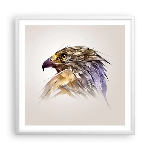 Poszter fekete keretben - Egy harcos portréja - 60x60 cm