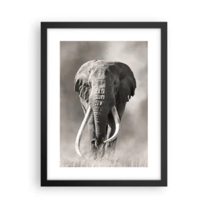 Poszter fehér keretben - Afrikai patriarcha - 30x40 cm