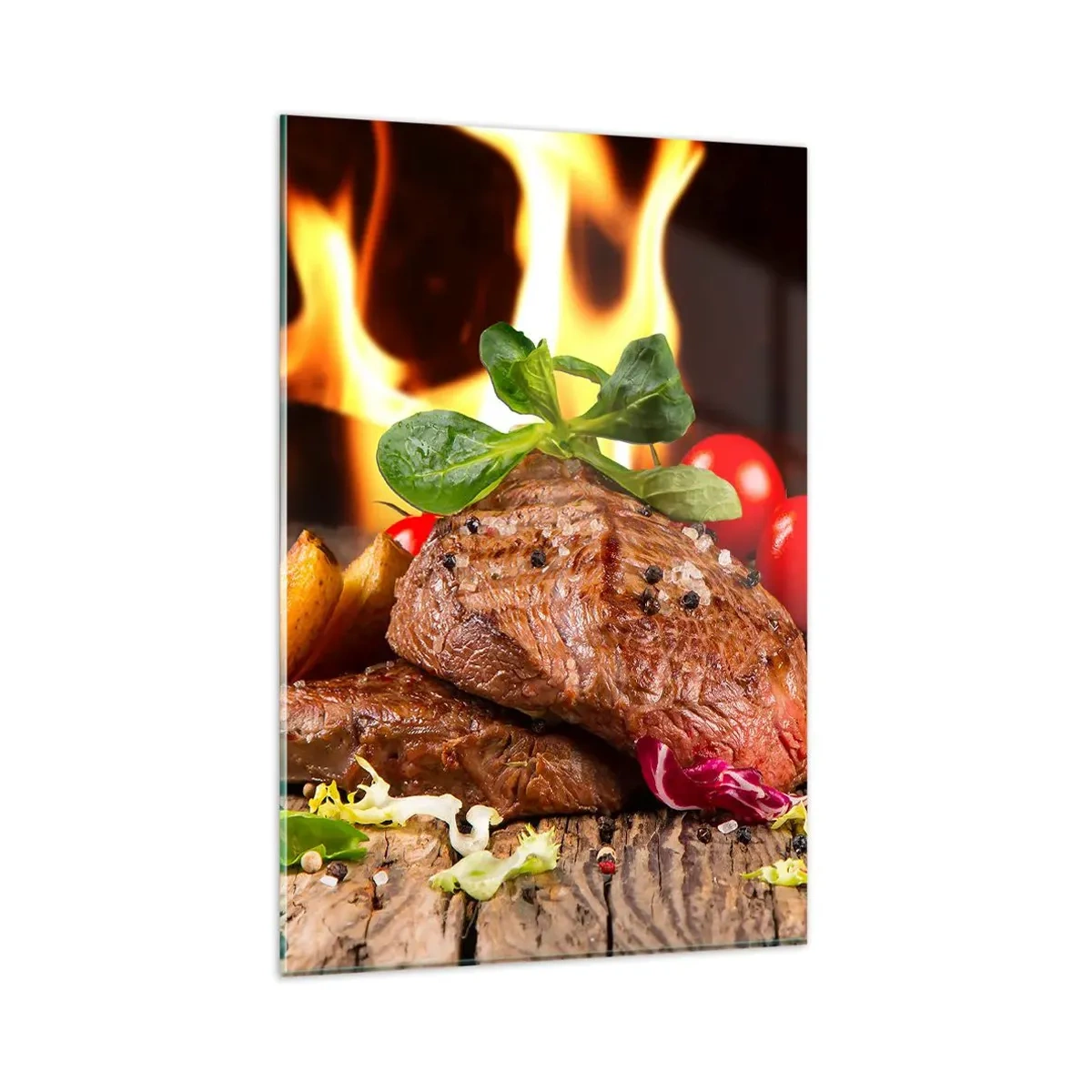 Üveg kép - Parázzsal elővarázsolva - 80x120 cm