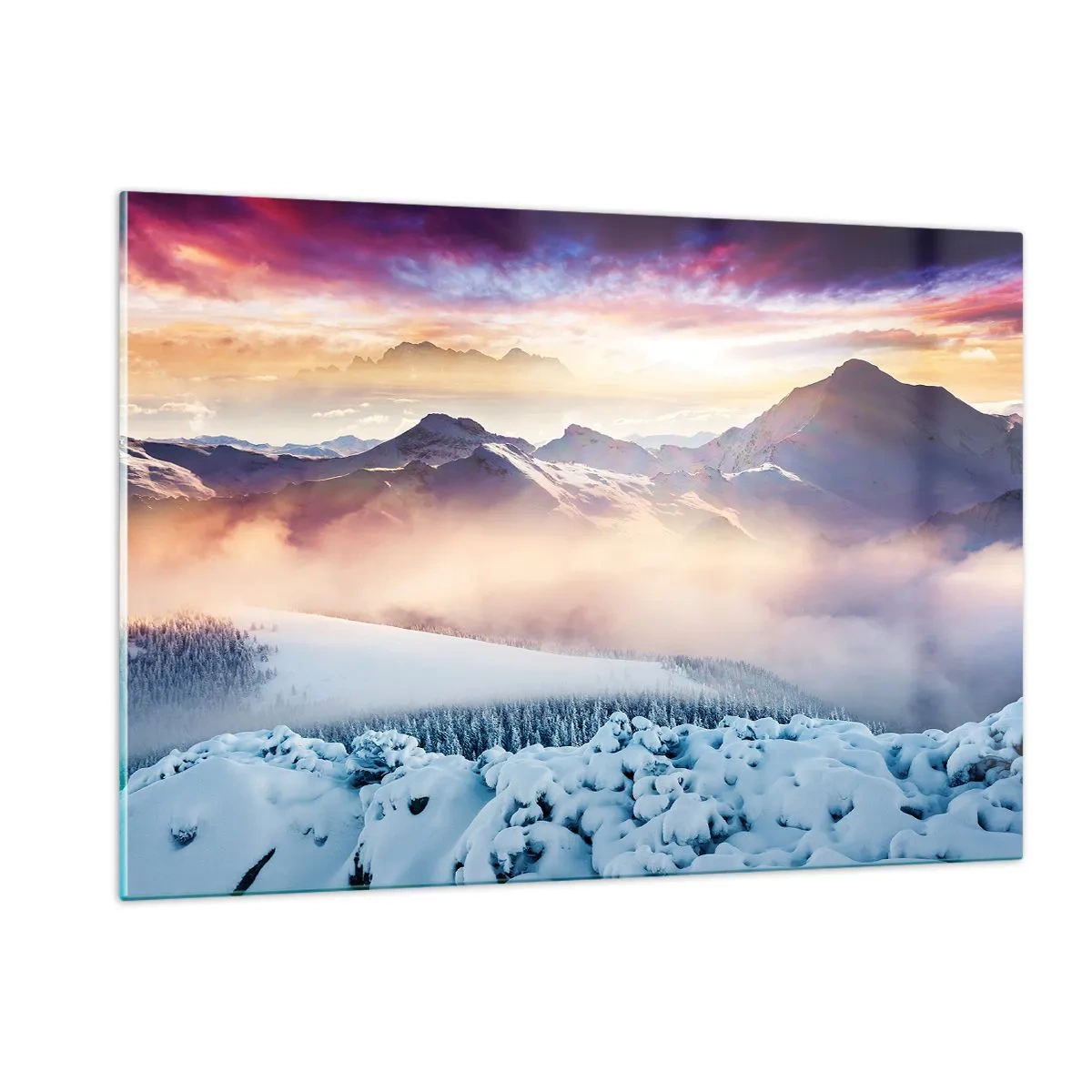 Üveg kép - A természet ereje és tisztasága - 120x80 cm