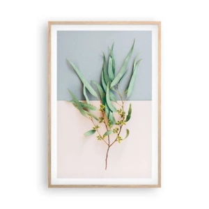 Poszter világos tölgy keretben - Pasztell finomság - 61x91 cm