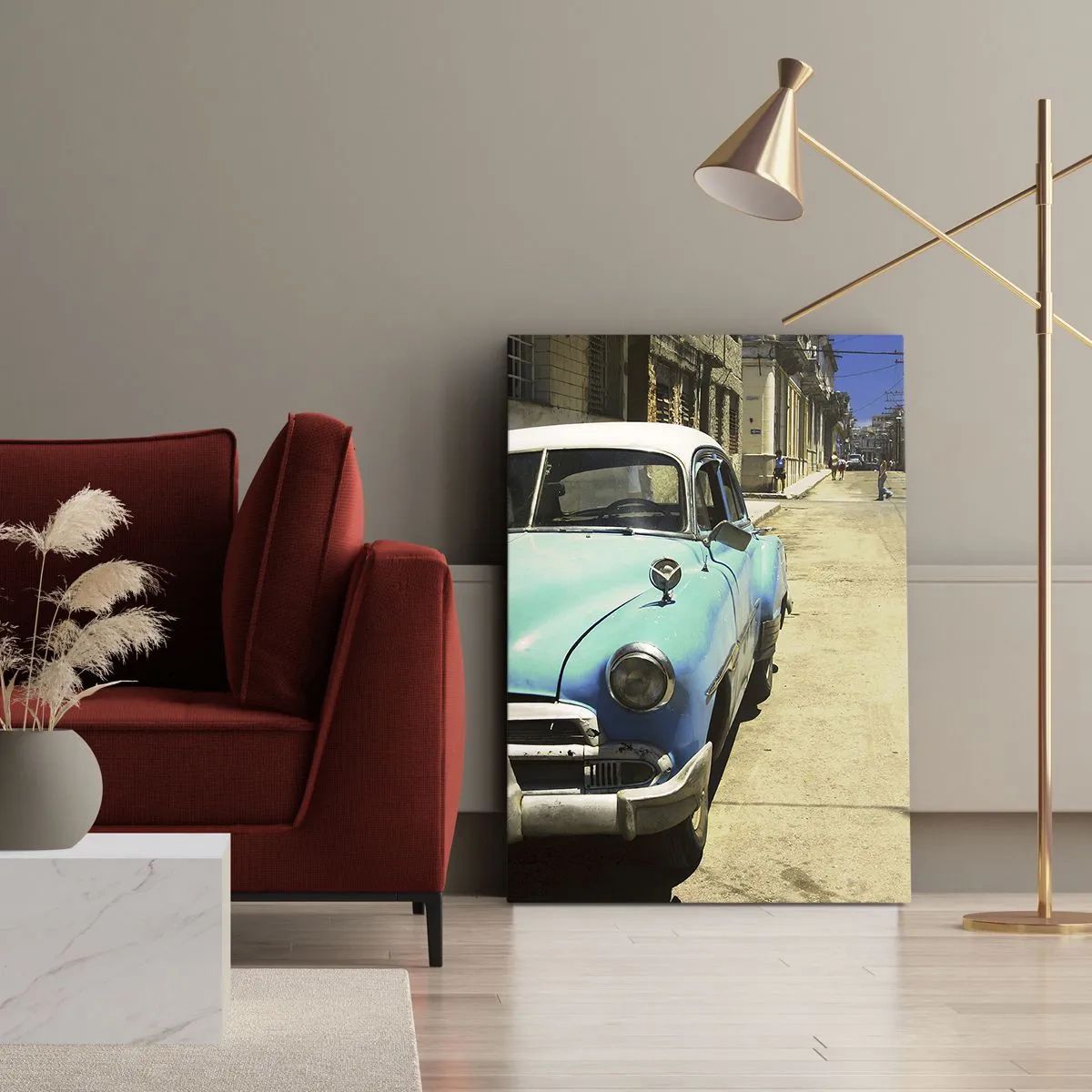 Vászonkép - Evviva Cuba! - 65x120 cm