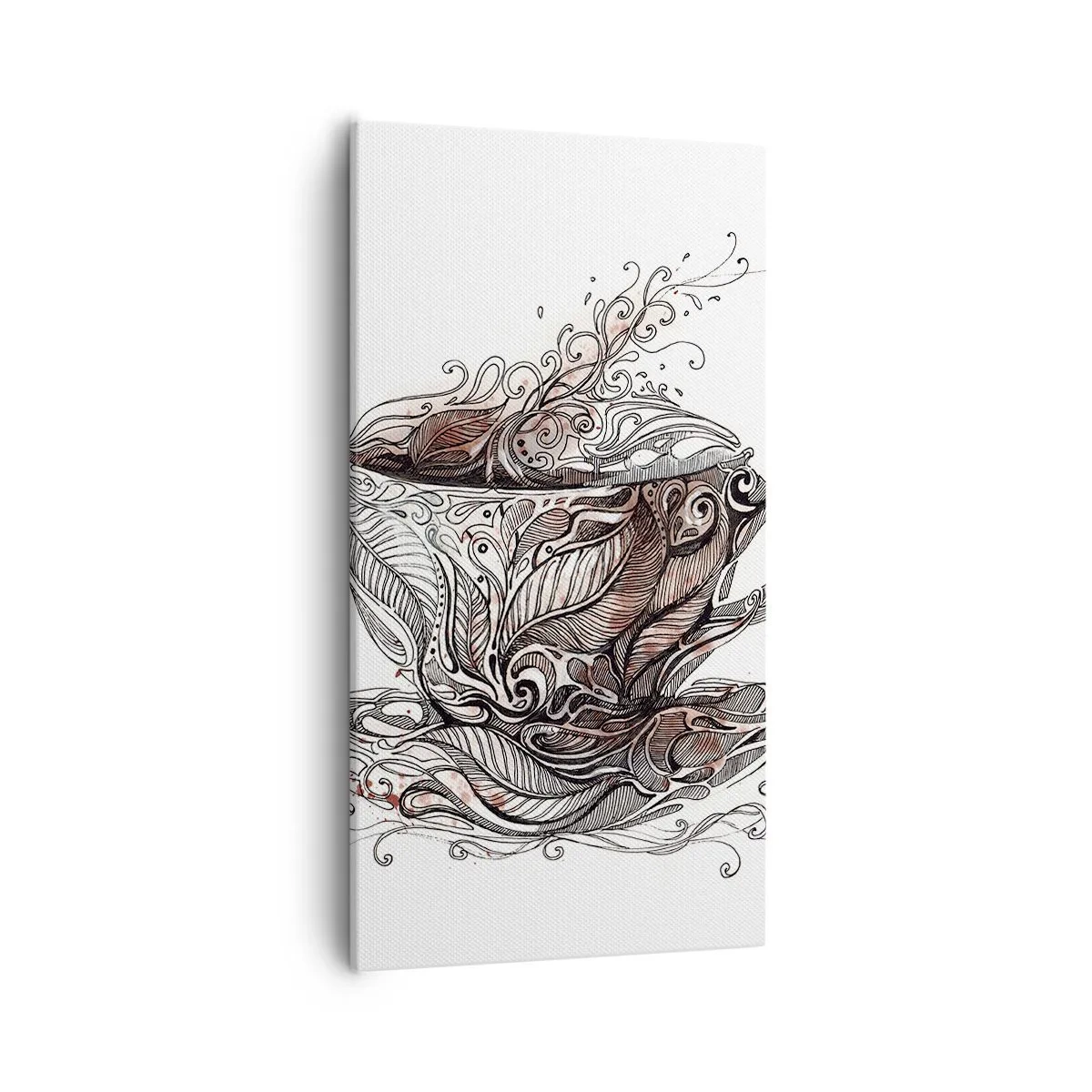 Vászonkép - Tea mindenre jó - 55x100 cm