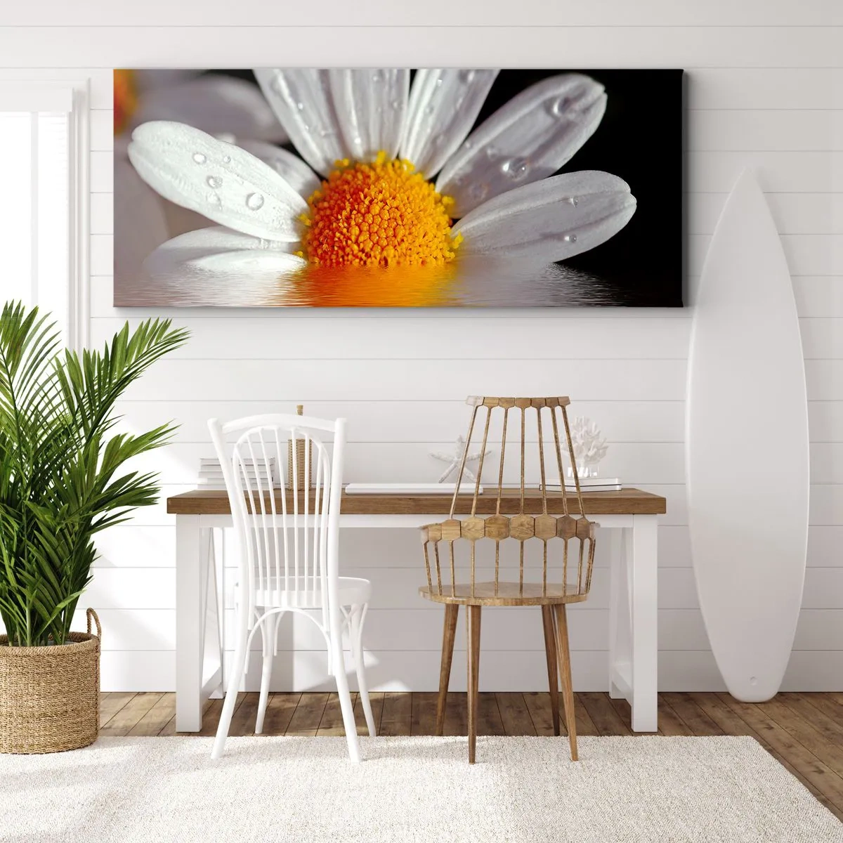 Vászonkép - A százszorszép felkelő napja - 120x50 cm