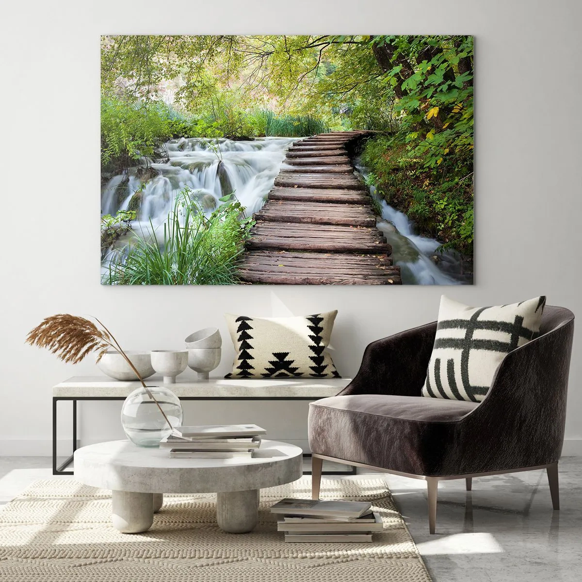 Üveg kép - A víz egyáltalán nem csendes - 100x70 cm