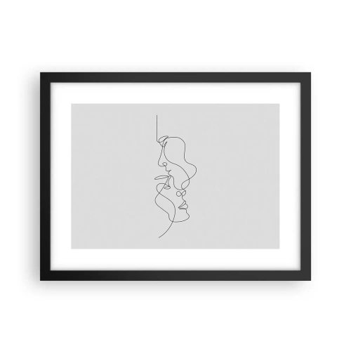 Poszter fehér keretben - Gyászos sóvárgás - 40x30 cm