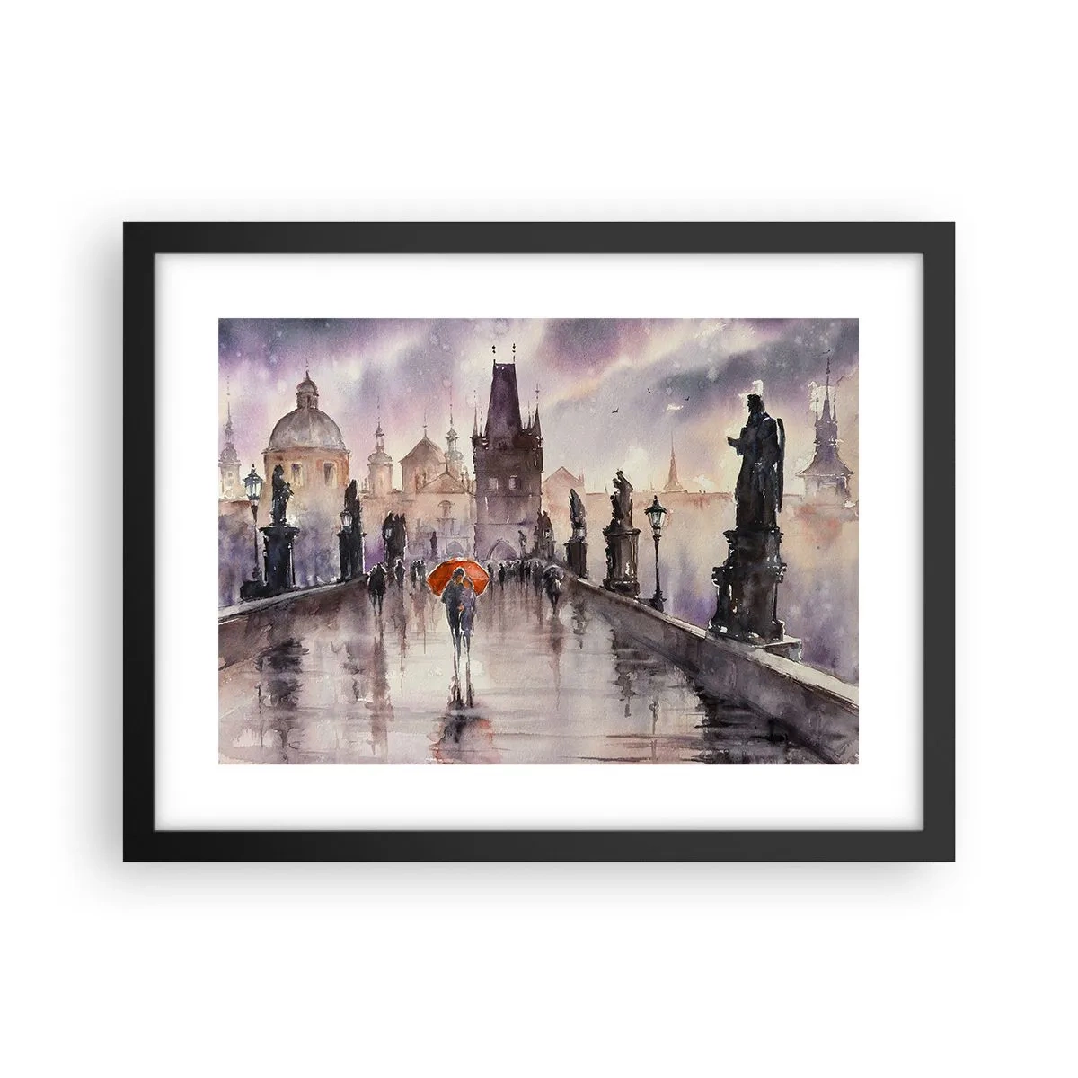 Poszter fehér keretben - Az emberek nem változnak - 40x30 cm