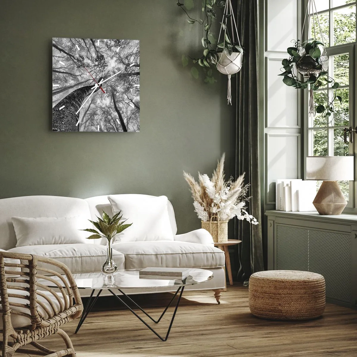 Falióra, Óra - Verseny a fény felé - 40x40 cm