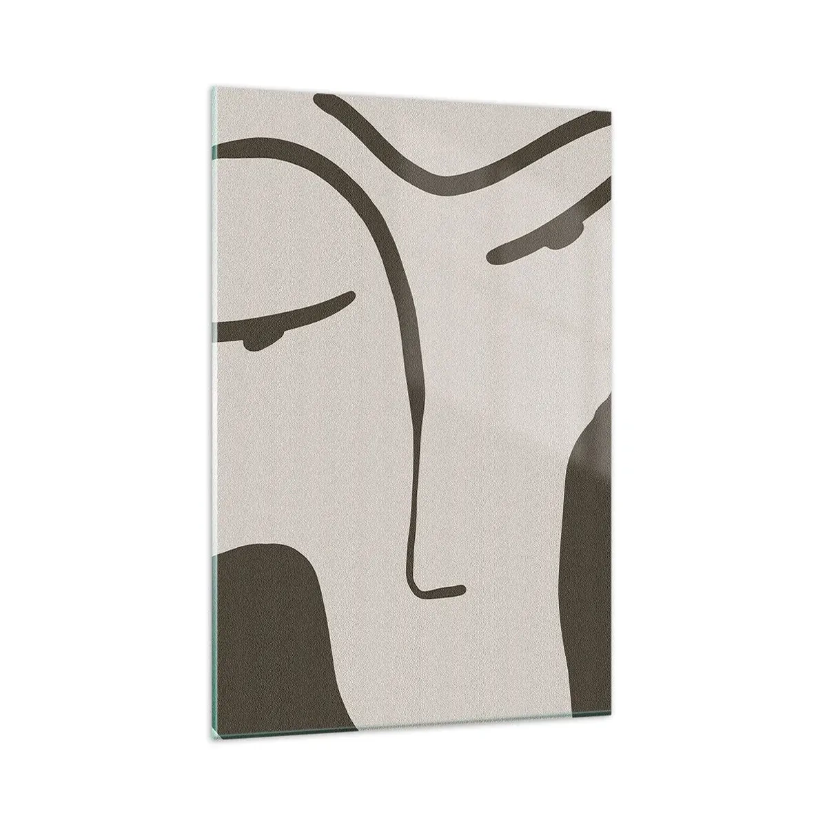 Üveg kép - Mintha egy Modigliani-festményből lenne - 80x120 cm