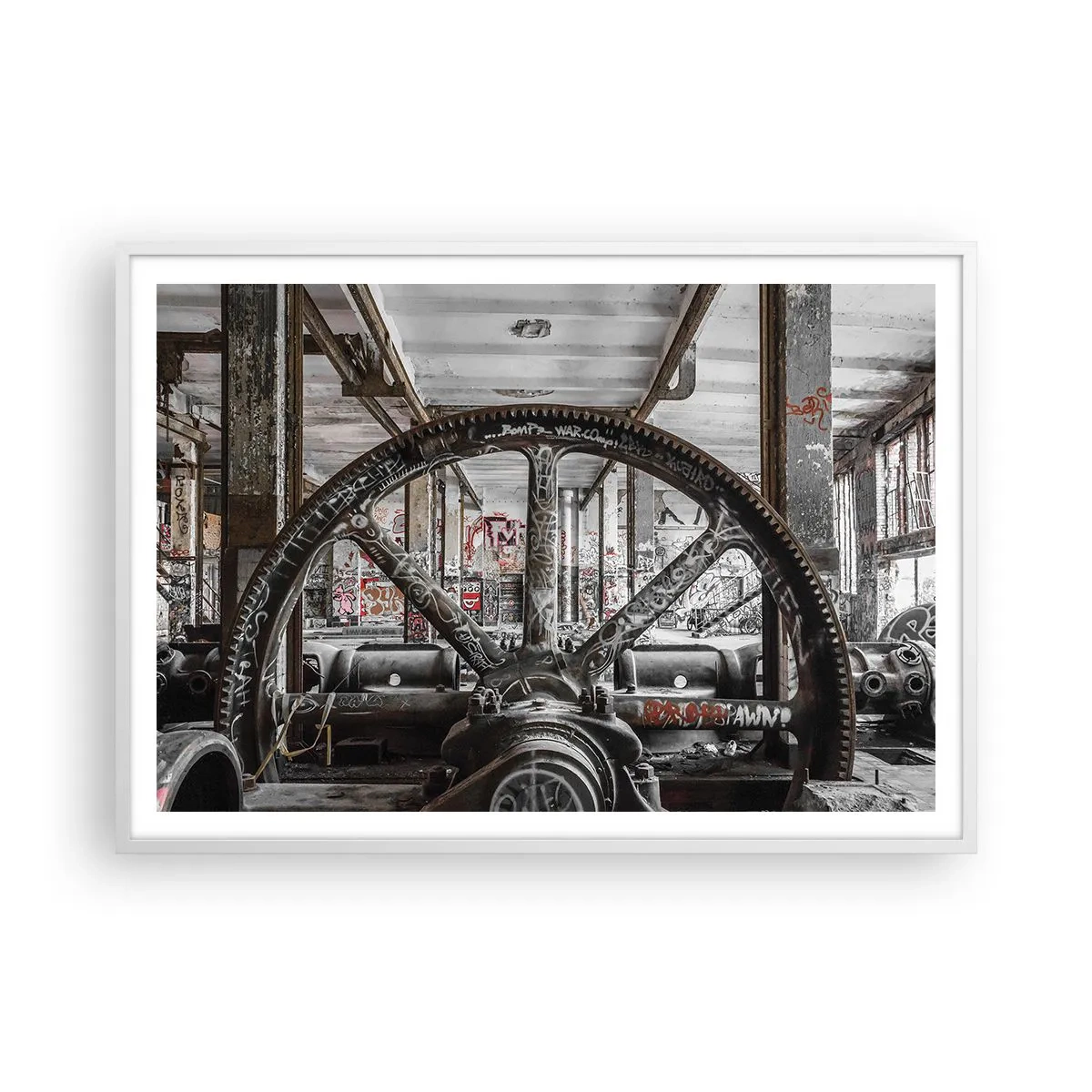 Poszter fekete keretben - A gyár titkos élete - 100x70 cm