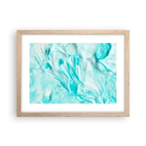 Poszter világos tölgy keretben - Örökké együtt - 40x30 cm