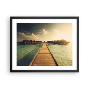 Poszter fehér keretben - Tiszteletteljes meghívás - 50x40 cm