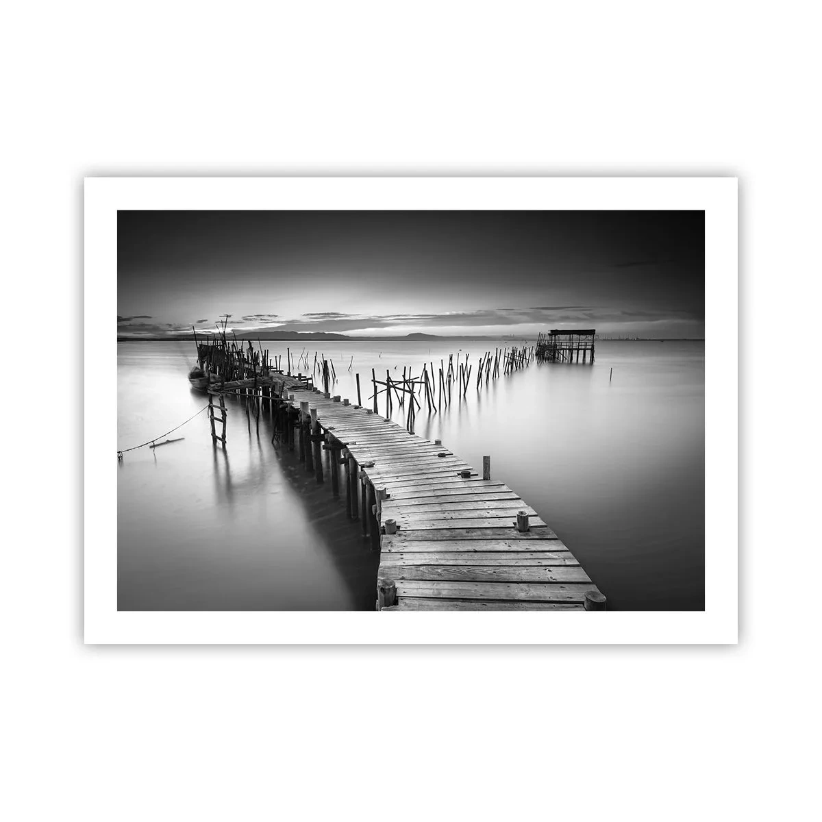 Poszter - Egy elfeledett part békéje - 70x50 cm