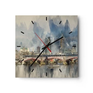 Falióra, Óra - London teljes pompájában - 40x40 cm