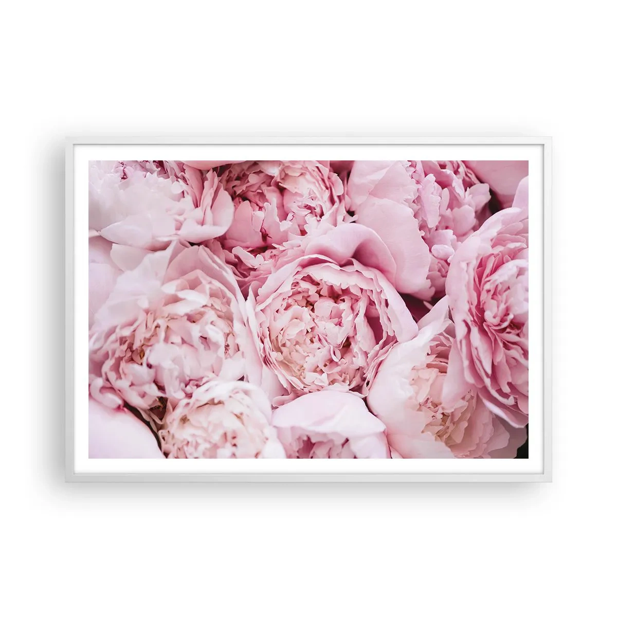 Poszter fekete keretben - Átölelve és illatos - 100x70 cm