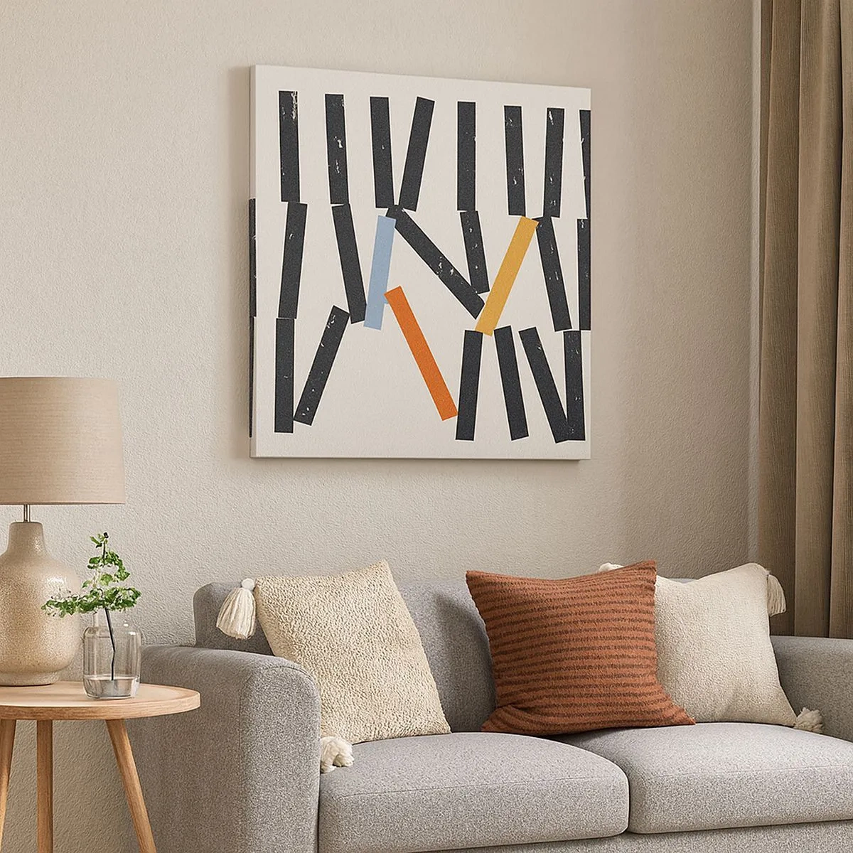 Vászonkép - Dominó - kompozíció - 30x30 cm