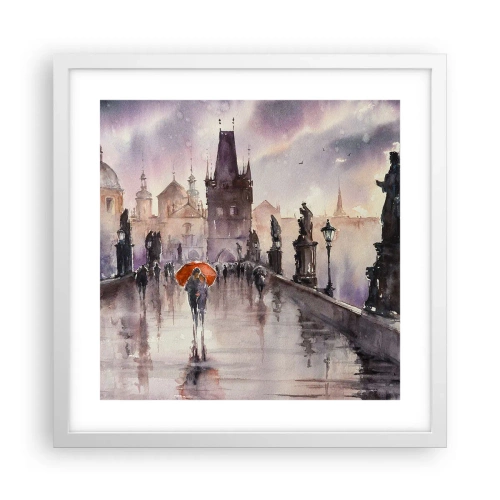 Poszter fekete keretben - Az emberek nem változnak - 40x40 cm