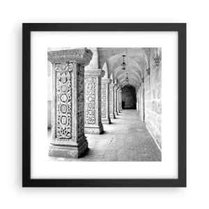 Poszter fehér keretben - És hová megy...? - 30x30 cm