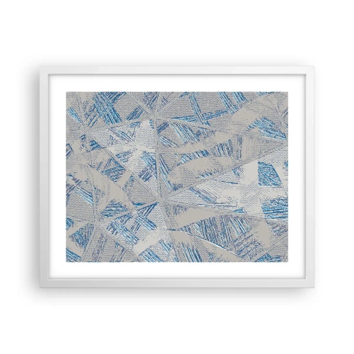 Poszter fekete keretben - A szürkéskék labirintusban - 50x40 cm