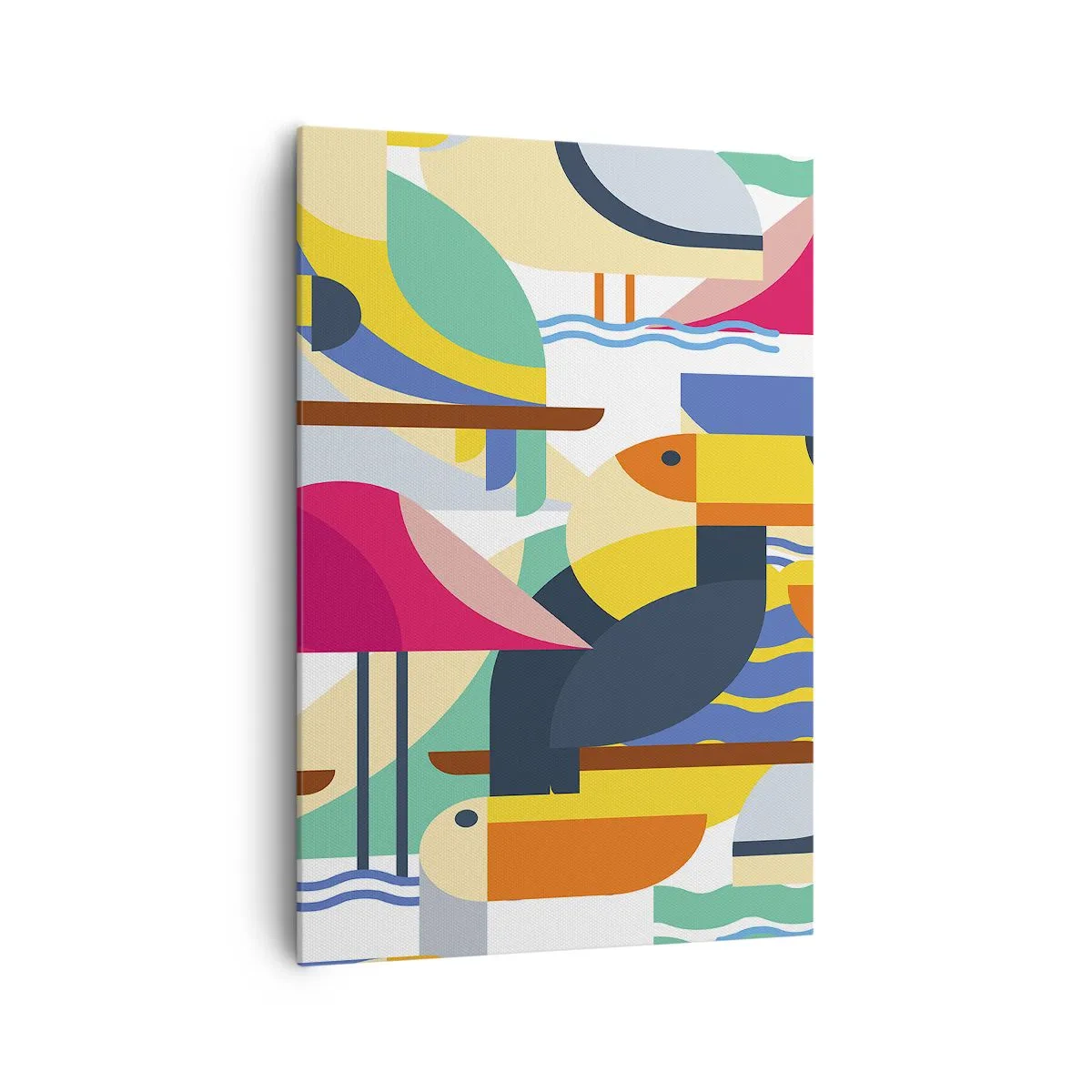 Vászonkép - Madárparti - 70x100 cm